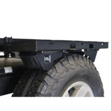 Spare wheel mounted shelf
