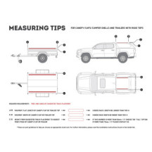 Truck Canopy or Trailer with OEM Track Slimline II Rack Kit / 1475mm(W) X 1358mm(L)