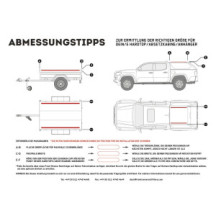 Truck Canopy or Trailer with OEM Track Slimline II Rack Kit / Tall / 1345mm(W) X 752mm(L)