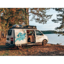 Volkswagen T5 Transporter Kombi / LWB (2003-2015) Slimline II Kit de grade de tejadilho