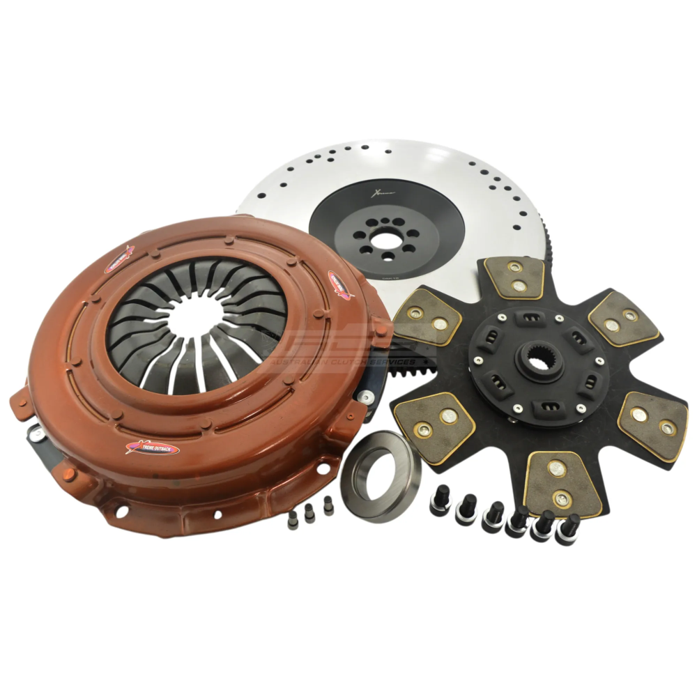 Kit de Embraiagem - Xtreme Outback Extra Heavy Duty Cerâmico com Molas com Volante do Motor 1140Nm 1300Kg - Upgrade Kit