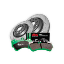 Brake Kit - 4000 Series T3 Slotted & Street Performance Pastilhas de Travão (2x DBA42809S + DB2384SP)