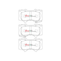 Brake Kit - Street Series X-GOLD & Street Performance Pastilhas de Travão (2x DBA2700X + DB2380SP)
