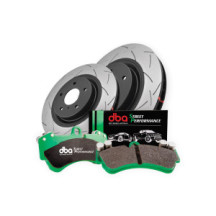 Brake Kit - 4000 Series T3 Slotted & Street Performance Pastilhas de Travão (2x DBA42166S + DB9021SP)