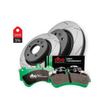 Brake Kit - Street Series T2 Slotted & Street Performance Pastilhas de Travão (2x DBA3016S + DB15030SP)