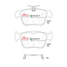 Brake Kit - Street Series T2 Slotted & Street Performance Pastilhas de Travão (2x DBA2809S + DB8850SP)