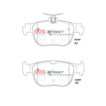 Brake Kit - Street Series T2 Slotted & Street Performance Pastilhas de Travão (2x DBA2814S + DB15092SP)