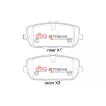 Brake Kit - 4000 Series T3 Slotted & Xtreme Performance Pastilhas de Travão (2x DBA42965S + DB2064XP)