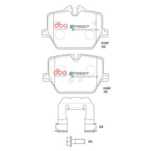 Brake Kit - Street Series T2 Slotted & Street Performance Pastilhas de Travão (2x DBA3419S + DB15189SP)