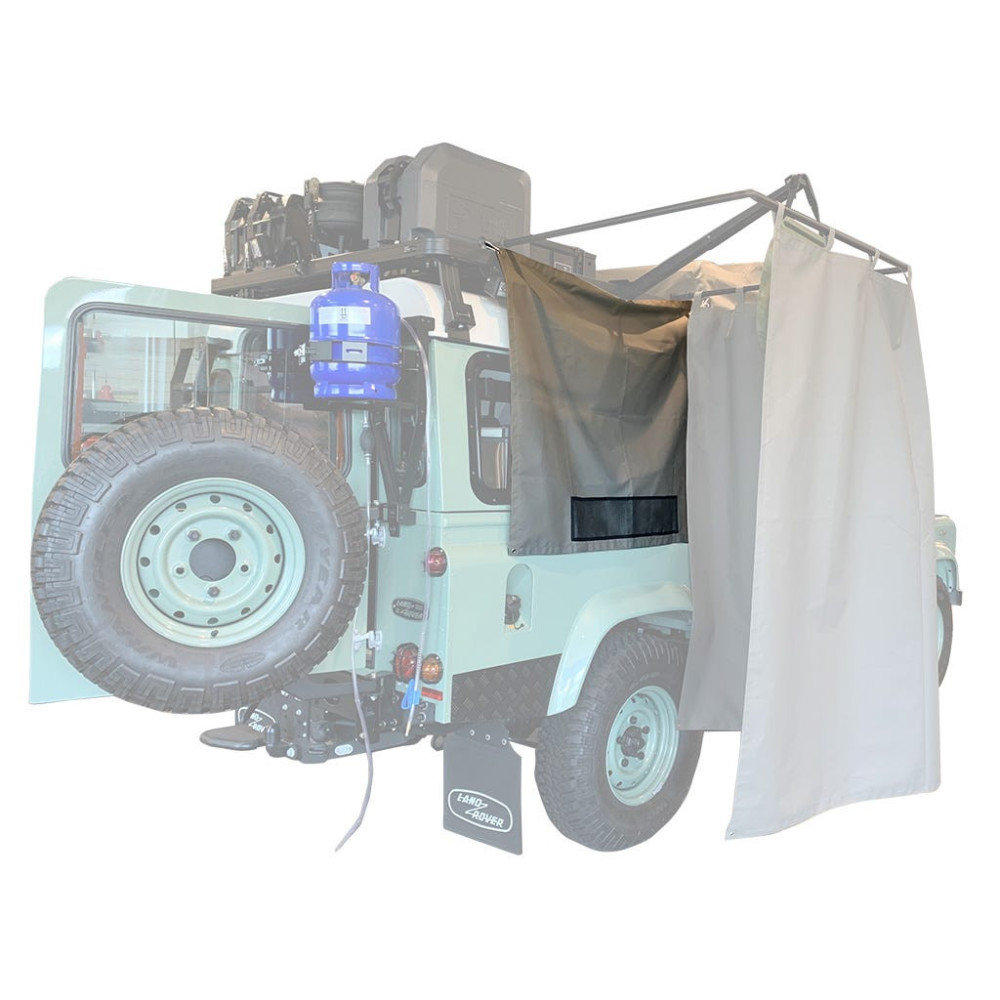 Shower Cubicle Curtain / Caddy