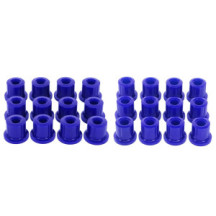 Front and Rear Leaf Spring and Shackle Bush Kit (80 duro/ShA)